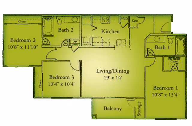 C3 3x2 311 floor plan
